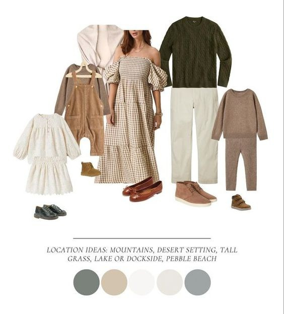 Одежда для семейной съёмки. Фотограф Белград (Сербия) Александра Дрейт