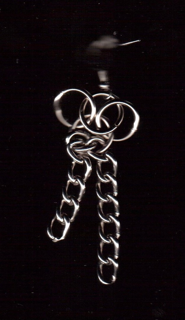 Сережки из кольчуги. Украшения из кольчуги в Москве Соня Спросонья