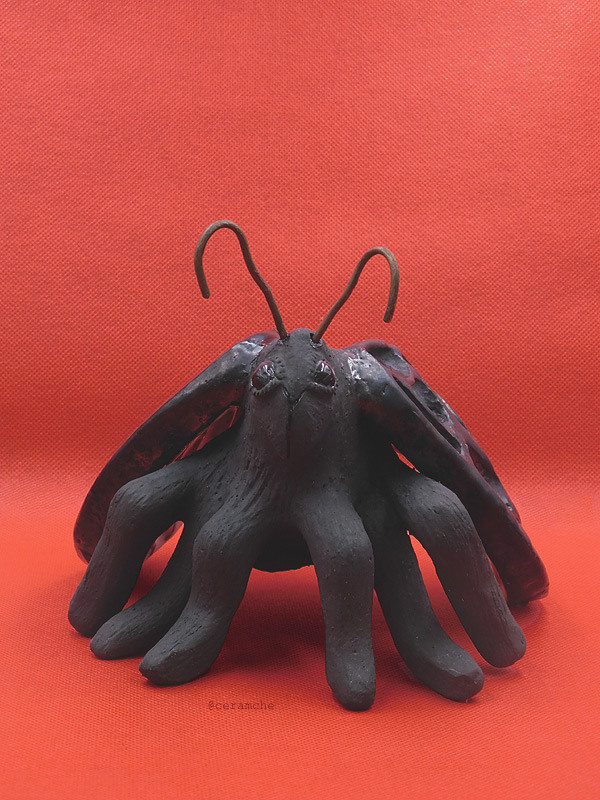 Керамическая скульптура из шамота Фёдор Иванович, создана в 2018 году в рамках проекта Сущности. Авторская керамика, ручная работа, высокий обжиг.