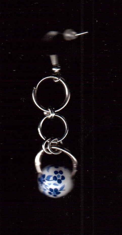 Сережки из кольчуги. Украшения из кольчуги в Москве Соня Спросонья