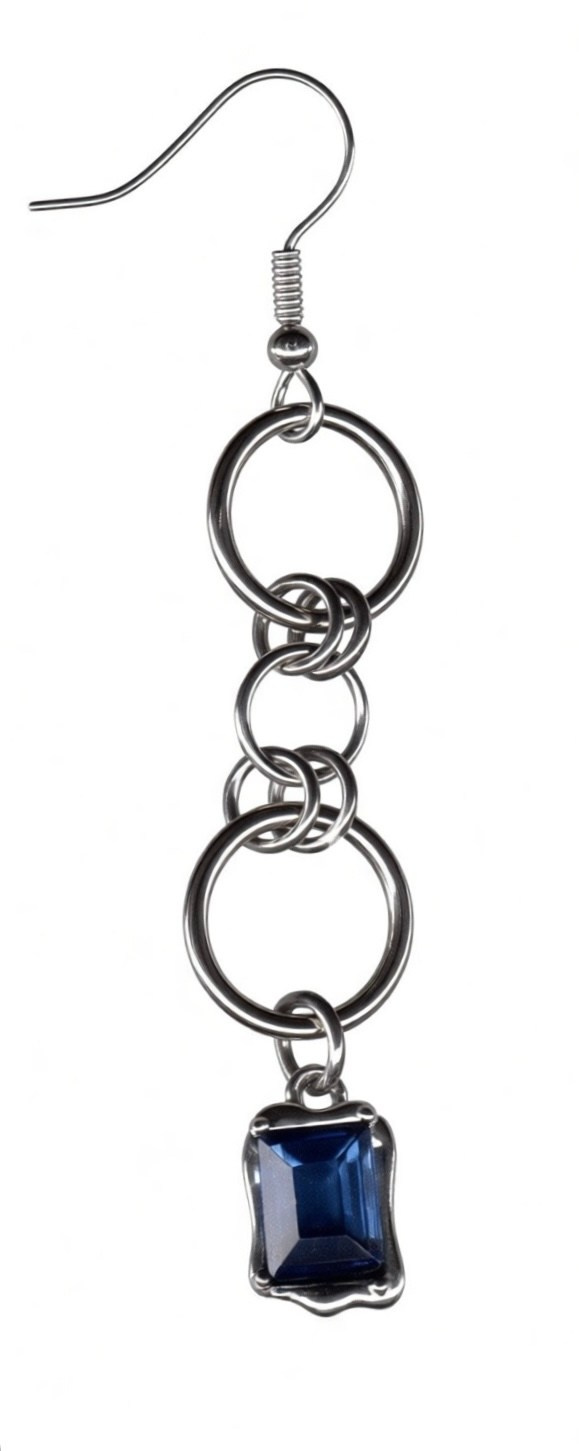 Сережки из кольчуги. Украшения из кольчуги в Москве Соня Спросонья