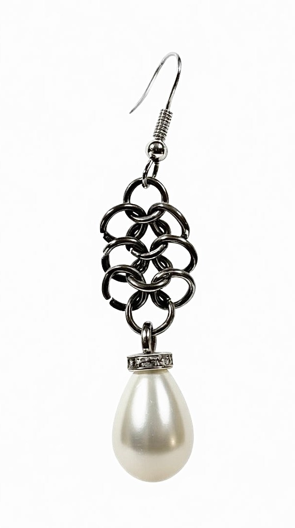 Сережки из кольчуги. Украшения из кольчуги в Москве Соня Спросонья