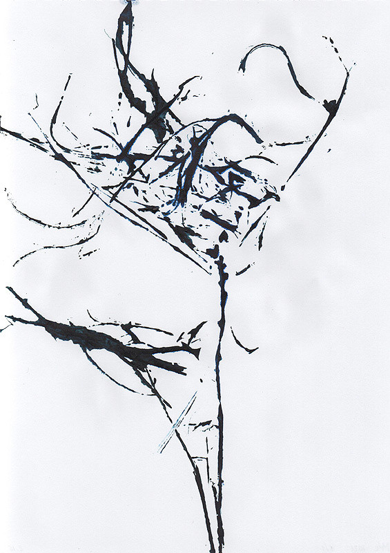 Ботанический принт (фитопринт, zen art print) - отпечаток растения на бумаге в свободной манере, отсылает к каллиграфии, к рисованию в состоянии дзен.