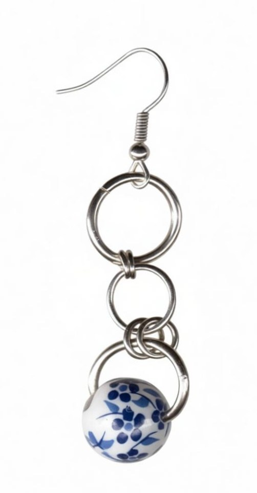 Сережки из кольчуги. Украшения из кольчуги в Москве Соня Спросонья