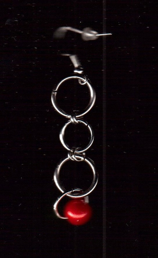 Сережки из кольчуги. Украшения из кольчуги в Москве Соня Спросонья