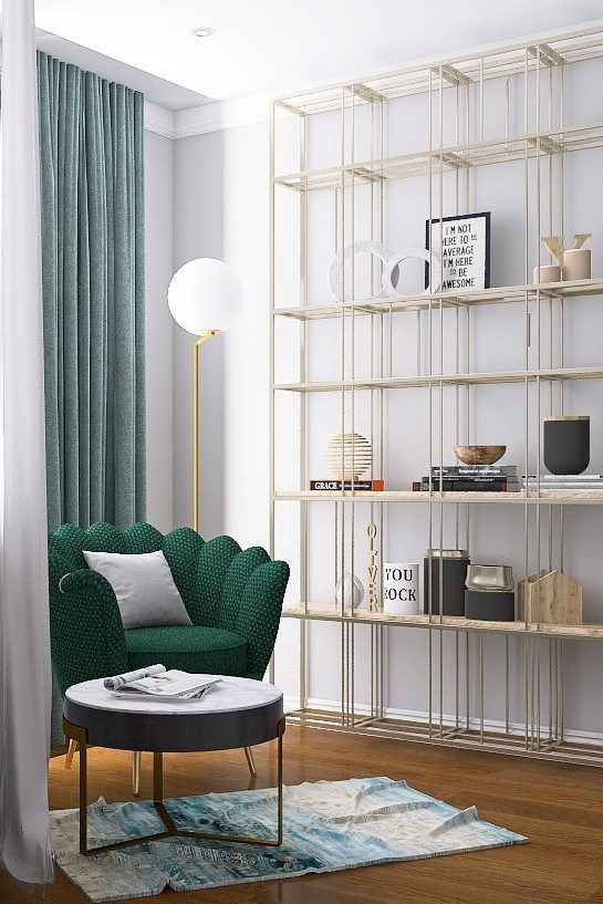 Дизайн-проект однушки в Сочи. Главная