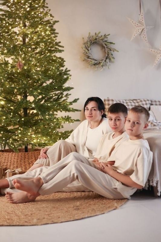 Новогодняя фотосесиия Альбина Тимур и Давид. Фотограф ANNA GEREIHAN