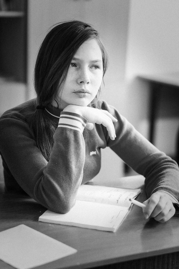 Фоторепортаж со школьного урока 4-го класса. Репортажный фотограф Борис Геер