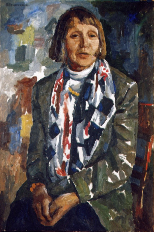 «Портрет Н. П. Климовой» 2001 год Тульский музей изобр. иск. Художник Величко Вадим Семёнович