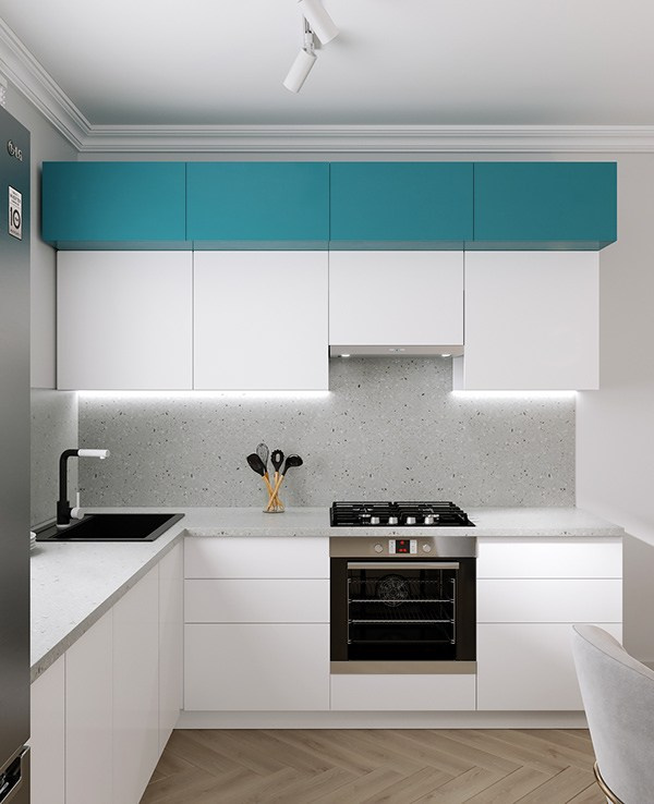 Визуализация кухонь для мебельного магазина «Флагман». Заказать 3d визуализацию интерьеров — Дарья Веденёва