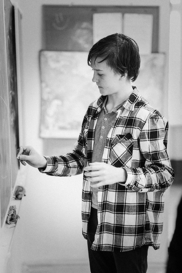 Фоторепортаж со школьного урока 4-го класса. Репортажный фотограф Борис Геер