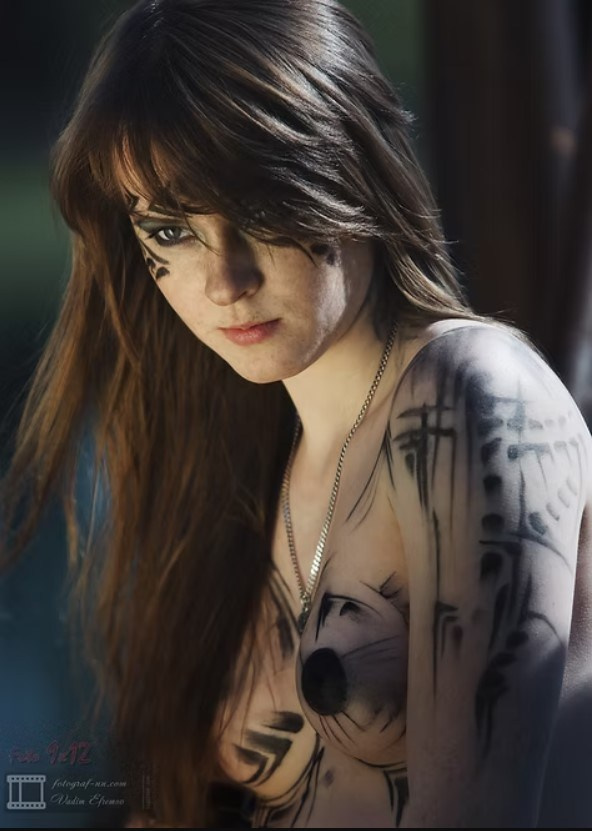 Фотосессия в стиле ню. Оля.