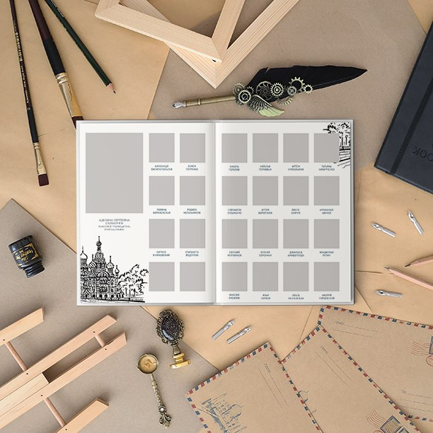 Дизайн альбомов для школы. Семейный и детский фотограф Ольга Невская