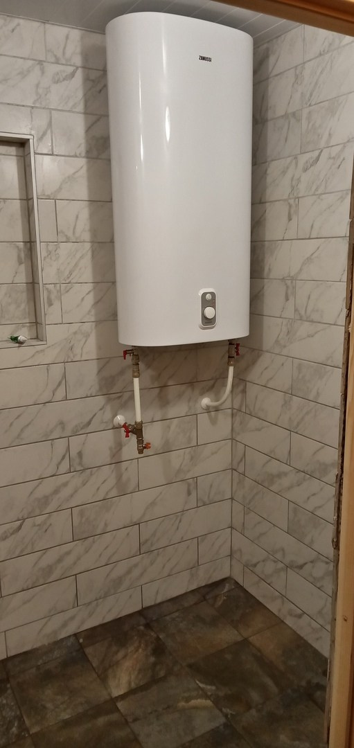 Ремонт помывочной в бане деревня Андрианово Лен. область. Делаем ремонт квартир в Санкт-Петербурге