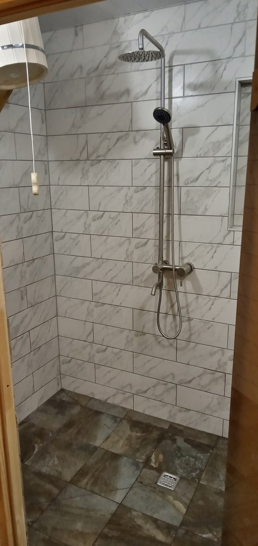 помывочная комната в бане, тропический душ для ванной