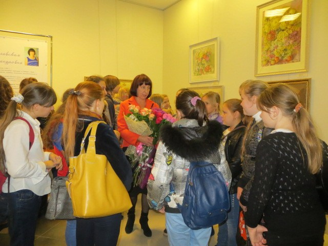 Выставка Галины Поплавской «Учитель и ученики». Свет акварели Галины Поплавской