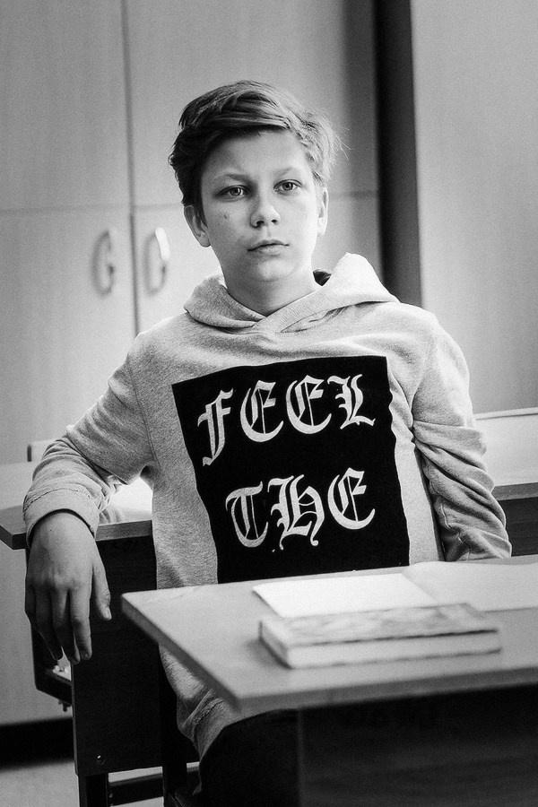 Фоторепортаж со школьного урока 4-го класса. Репортажный фотограф Борис Геер