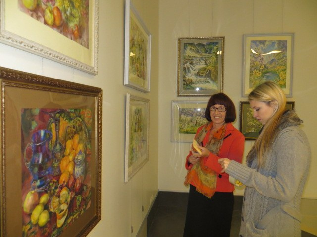 Выставка Галины Поплавской «Учитель и ученики». Свет акварели Галины Поплавской