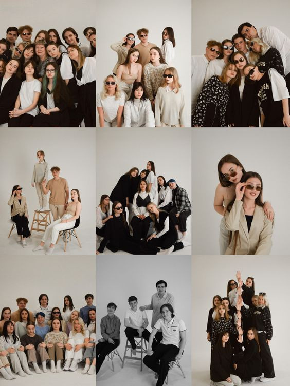 Групповые идеи в студии. Фотограф Белебей Абзалетдинов Артур