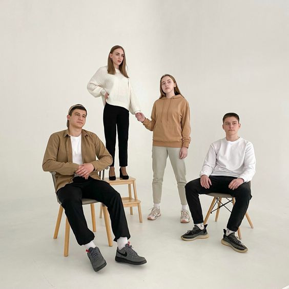 Групповые идеи в студии. Фотограф Белебей Абзалетдинов Артур