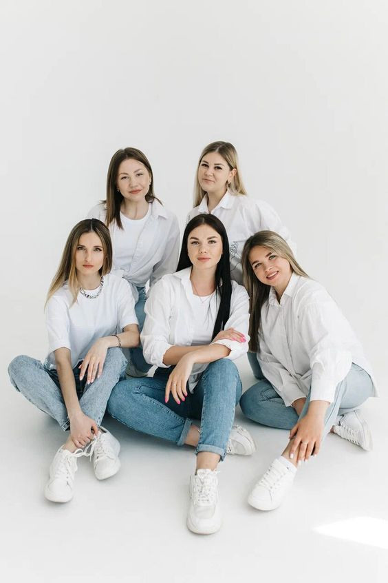 Групповые идеи в студии. Фотограф Белебей Абзалетдинов Артур