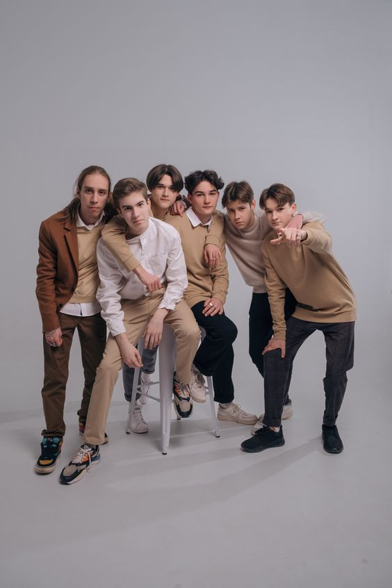 Групповые идеи в студии. Фотограф Белебей Абзалетдинов Артур