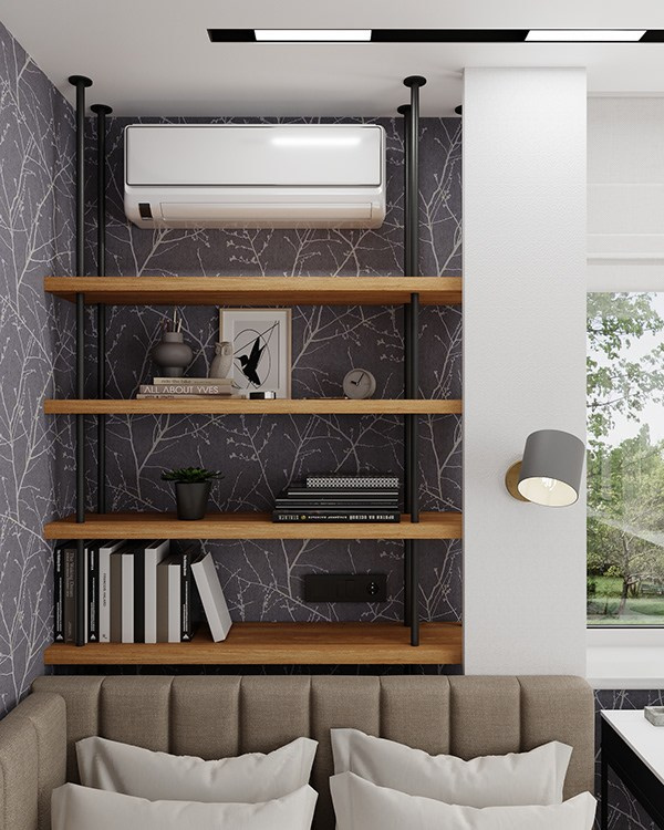 Визуализация спальных комнат 53 m². Заказать 3d визуализацию интерьеров — Дарья Веденёва