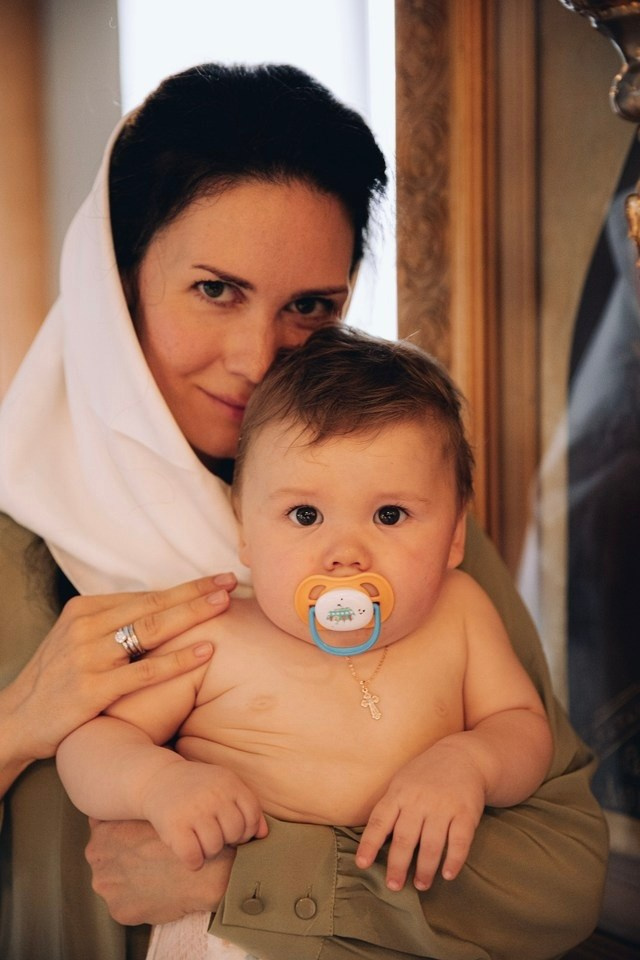 Таинство Крещения младенца Андрея. Семейный и детский фотограф. Москва. Пронина Тома