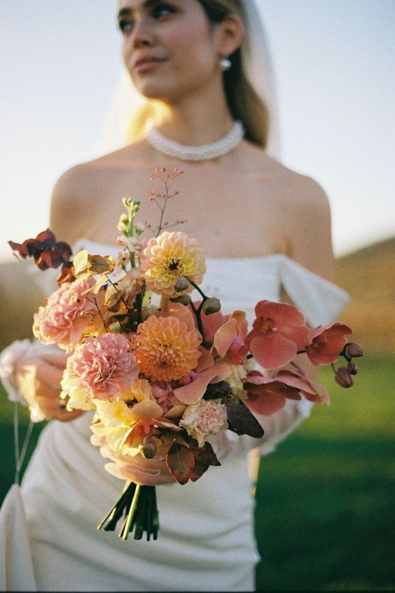 Свадебные букеты 2024. Свадебный и репортажный фотограф Элина Козырьянова