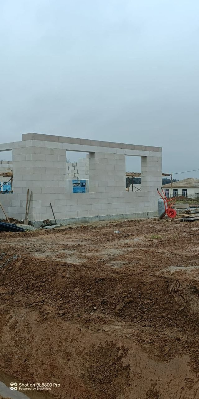 Возведение бетонных стен объекта МД-009 в Красногорском районе