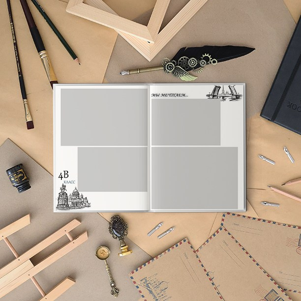 Дизайн альбомов для школы. Семейный и детский фотограф Ольга Невская