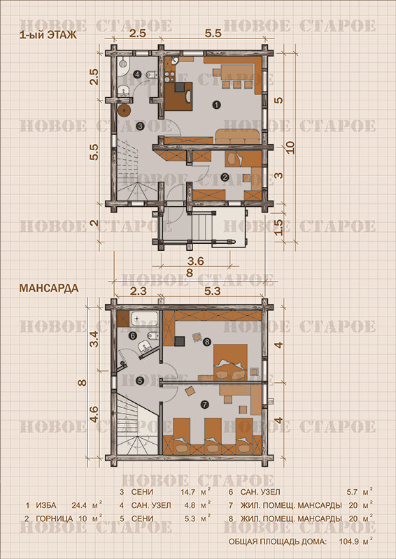 Дом «Семьянин». Новое Старое — русское деревянное зодчество