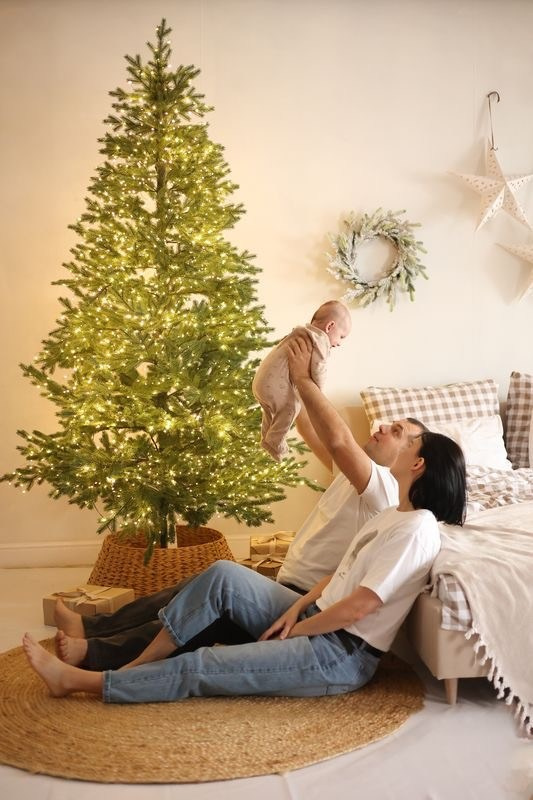 Новогодняя фотосессия. Надя, Денис и Макс. Фотограф ANNA GEREIHAN