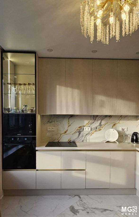 Кухни МГС мебель со светлыми фасадами