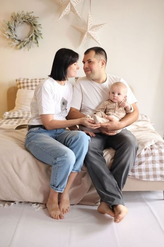 Новогодняя фотосессия. Надя, Денис и Макс. Фотограф ANNA GEREIHAN