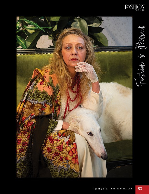 Публикация в 6X Fashion France, 2025. Коллекционер и искусствовед Олеся Ястребова