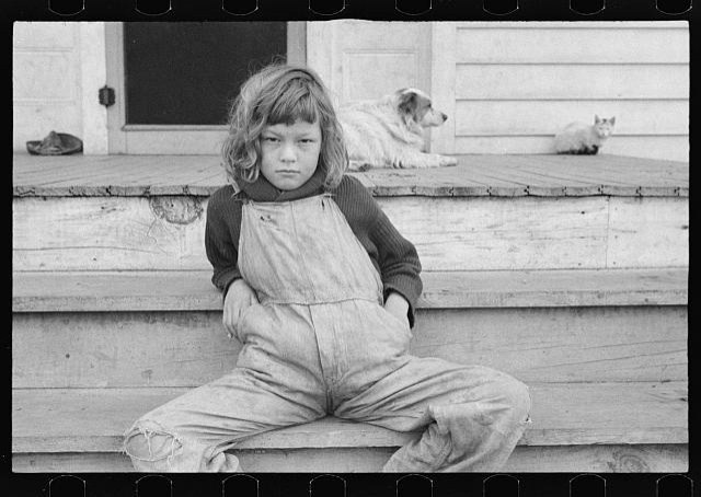 чёрно-белая документальная фотография Уокера Эванса