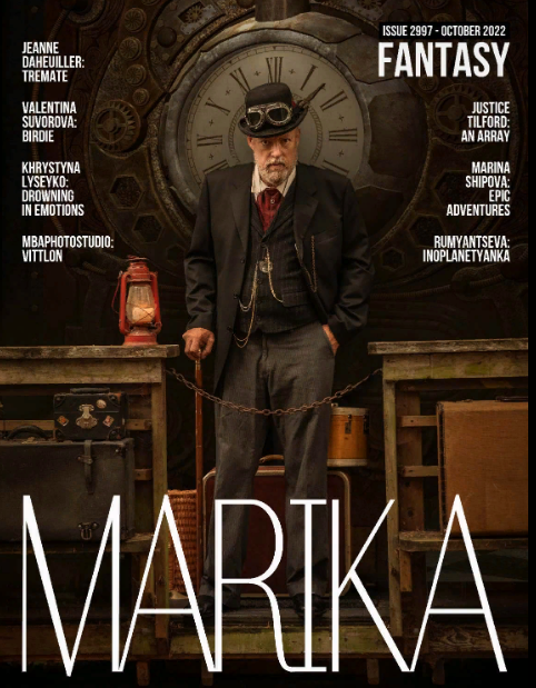 Фотосессия косплей, по мотивам картины "Девушка с жемчужной серёжкой", опубликованная в глянцевом журнале Marika