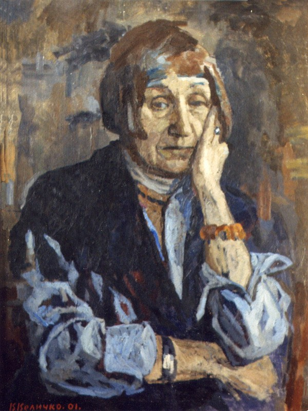 Н"П. Климова, искусствовед» 2001 год Архангельский музей избр. иск. Художник Величко Вадим Семёнович