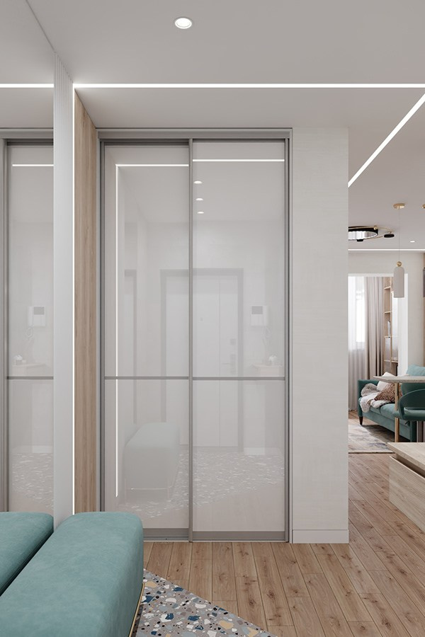 Визуализация квартиры 50 m². Заказать 3d визуализацию интерьеров — Дарья Веденёва