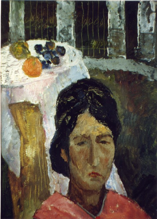 «На даче» 1976 год Собр. В. Ю. Ершова. Москва. Художник Величко Вадим Семёнович