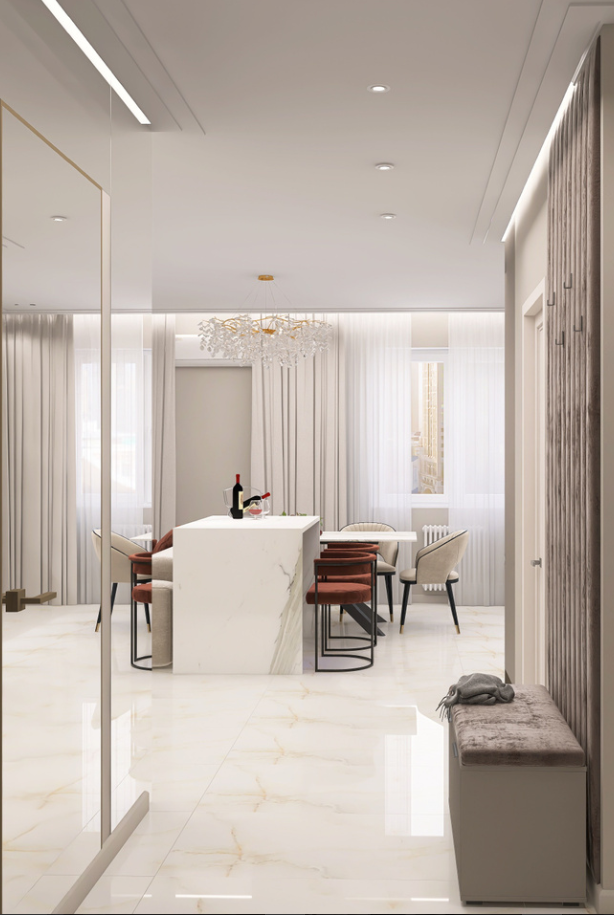 ЖК на Добролюбова. Площадь 97 кв. м. Дизайнер интерьера в Новосибирске_Елена Сергеева