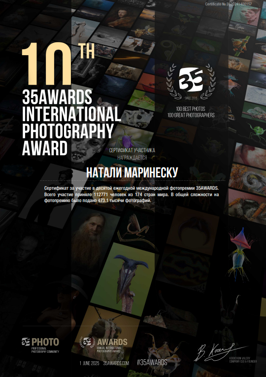 Certificates. Главная