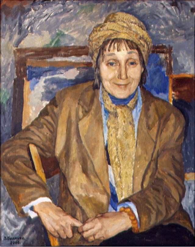 «Искусствовед Н. П. Климова» 2000 год Вологодская картинная гал. Художник Величко Вадим Семёнович