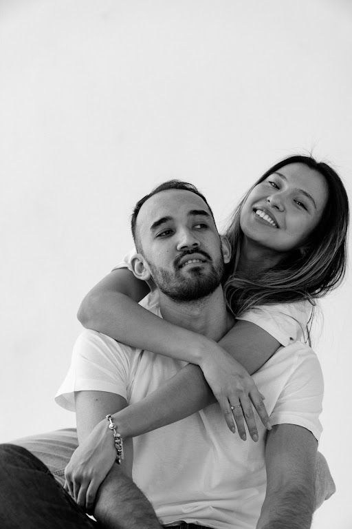 Парная фотосессия, в студии. Фотограф в Иркутске Кристина Телегина