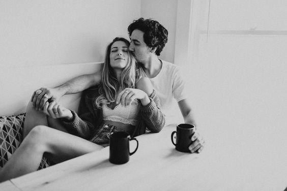 Парная фотосессия, дома. Фотограф в Иркутске Кристина Телегина