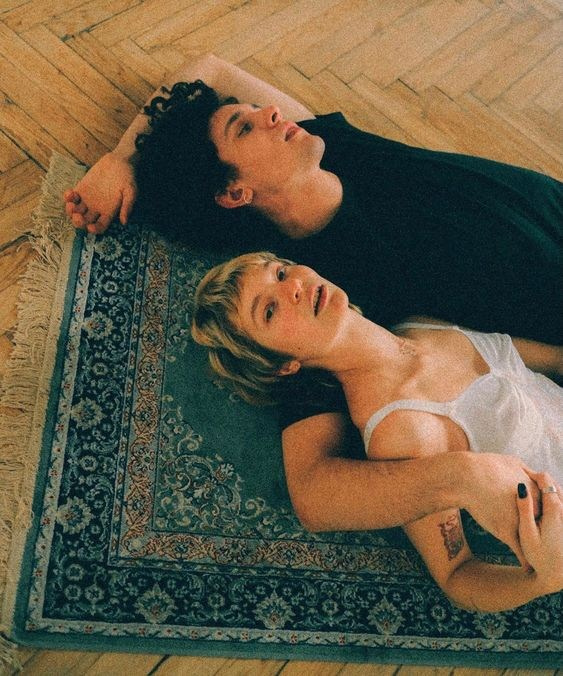 Парная фотосессия, в студии. Фотограф в Иркутске Кристина Телегина