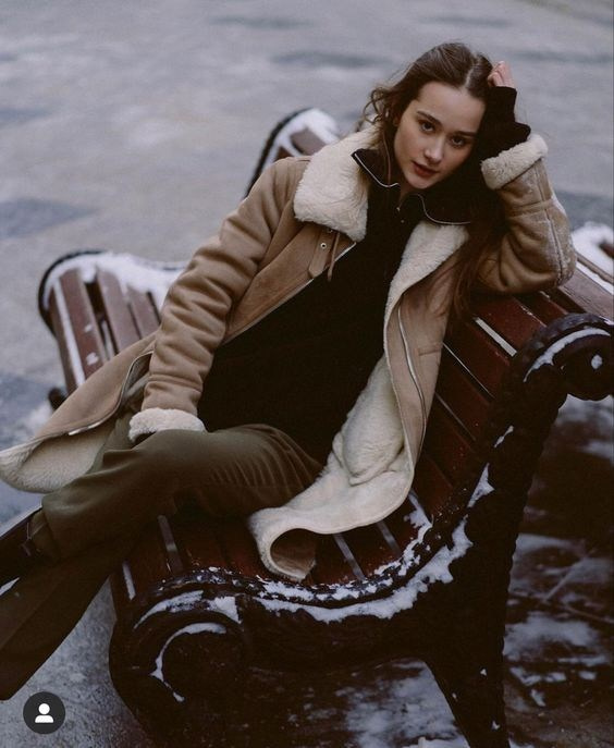 Зима. Фотосессия на улице для девушки. Фотограф в Иркутске Кристина Телегина