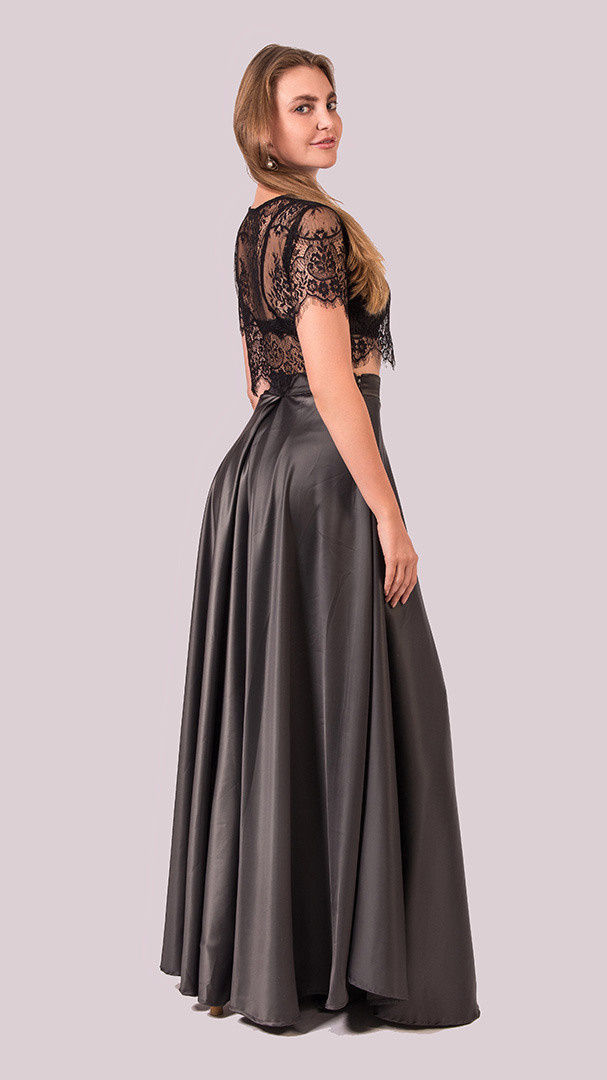 предметная фотосъёмка, на белом фоне, вечернее платье для торжеств