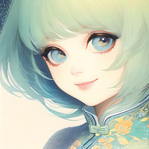 a close up of a person with blue eyes, detailed painting, anime aesthetic art